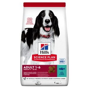Hill's Adult Medium con Tonno e Riso - 2.5 kg