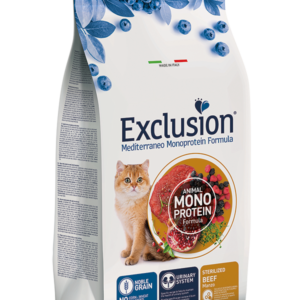 Exclusion Mediterraneo Monoprotein Formula CAT STERILISED BEEF - 1,5 kg