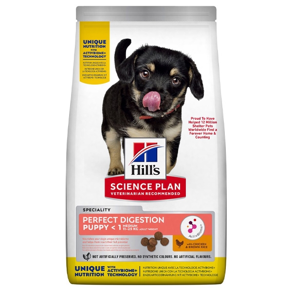 Hill's Science Plan Perfect Digestion Puppy Medium 12 kg