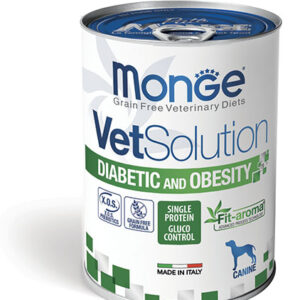 Monge - Vet Solution Diabetic and Obesity per  Cani - 400 gr