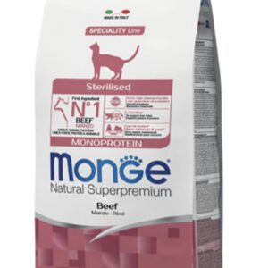 Monge Cat Sterilised  Monoproteico  Manzo - 1,5 Kg