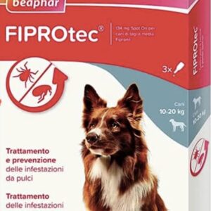 Beaphar Fiprotec Cane Medio da 10 a 20 Kg - 3 pipette