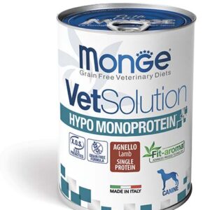 Monge - Vet Solution Hypo Monoprotein  per Cani  Agnello -  400 gr