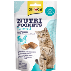 GimCat Nutri Pockets DENTAL con Pollame - 60 gr