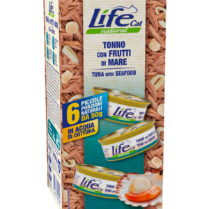 Life Cat Multipack 6 x 50 gr - Tonno con Frutti di Mare