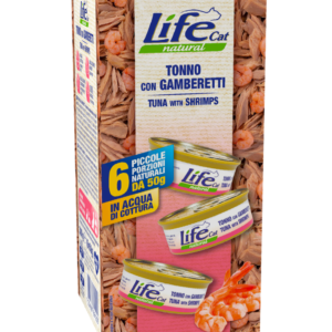 Life Cat Multipack 6 x 50 gr - Tonno con Gamberetti