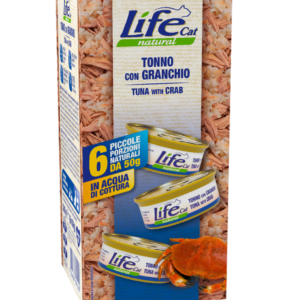 Life Cat Multipack 6 x 50 gr - Tonno con Granchio