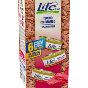 Life Cat Multipack 6 x 50 gr - Tonno con Manzo