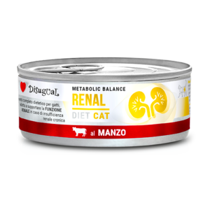 Disugual Metabolic Balance Diet Cat RENAL Manzo - 85 gr
