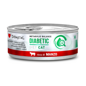 Disugual Metabolic Balance Diet Cat DIABETIC Manzo - 85 gr