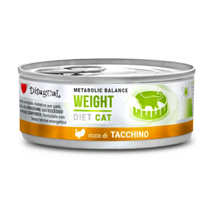 Disugual Metabolic Balance Diet Cat WEIGHT Tacchino - 85 gr