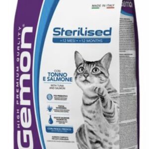Gemon - Cat Adult Sterilized con Tonno e Salmone - 7 kg