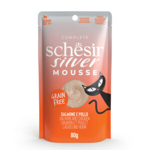 Schesir Silver Mousse al Salmone e Pollo - 80gr