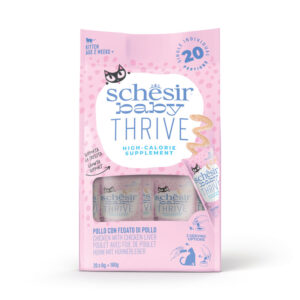 Schesir Baby Thrive Integratore al Pollo con Fegato di Pollo - 20x8gr