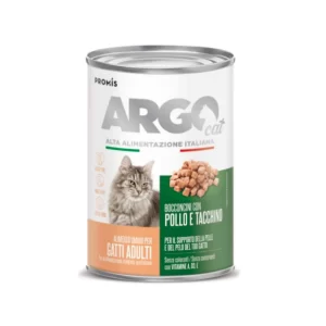 Argo Cat Bocconi con Pollo e Tacchino - 415 gr