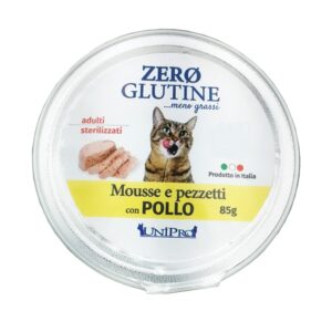 Unipro ZERO GLUTINE Mousse e Pezzetti con Pollo - 85 gr