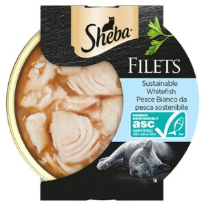 Sheba Filets Pesce Bianco da Pesca Sostenibile - 60 gr