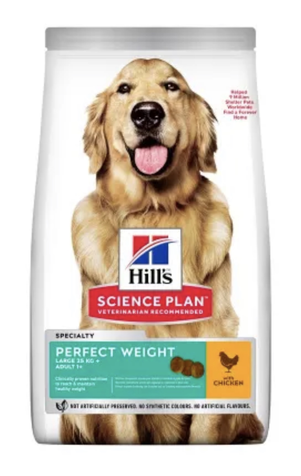 SUPER OFFERTA - Hill's Perfect Weight Large con Pollo - 12 kg