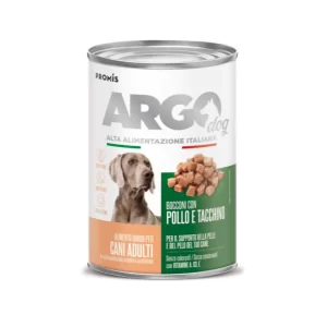 Argo Dog Bocconi con Pollo e Tacchino - 415 gr
