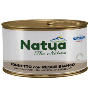 Natua Cat Natural in Jelly - Tonnetto con Pesce Bianco - 85 gr