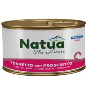 Natua Cat Natural in Jelly - Tonnetto con Prosciutto - 85 gr