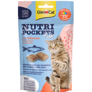 GimCat Nutri Pockets FISH con Salmone - 60 gr
