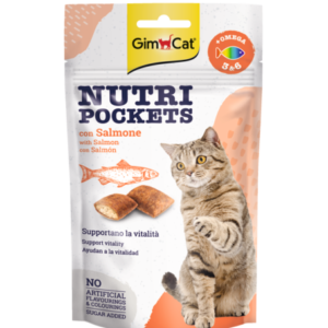 GimCat Nutri Pockets SALMONE - 60 gr