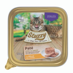 Mister Stuzzy Cat - Sterilized con Pollo - 100 gr