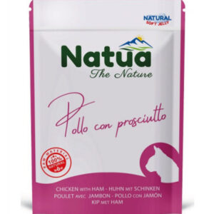 Natua Cat Adult Natural Soft Jelly Bustina -Pollo e Prosciutto - 70 gr