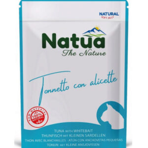Natua Cat Adult Natural Soft Jelly Bustina - Tonnetto con Alicette - 70 gr