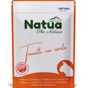 Natua Cat Adult Natural Soft Jelly Bustina - Tonnetto con Carote - 70 gr