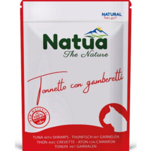 Natua Cat Adult Natural Soft Jelly Bustina - Tonnetto con Gamberetti - 70 gr