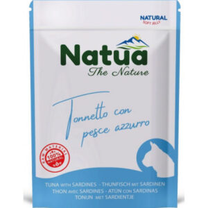 Natua Cat Adult Natural Soft Jelly Bustina - Tonnetto con Pesce Azzurro - 70 gr