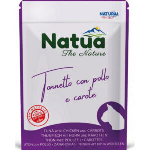 Natua Cat Adult Natural Soft Jelly Bustina - Tonnetto con Pollo e Carote - 70 gr