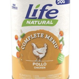 Life Dog Natural - Complete Menu’ - 
 Pollo a Pezzettoni - 400 gr