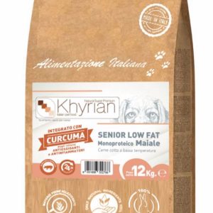 Khyrian Cane Senior Monoproteico Low Fat al Maiale - 12 kg