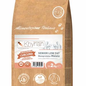 Khyrian Cane Senior Monoproteico Low Fat al Maiale - 2 kg