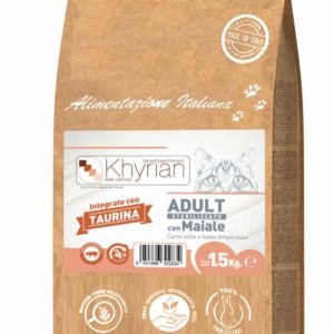 Khyrian Gatto Adult Sterilised con MAIALE - 1,5 kg
