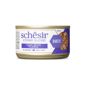 Schesir Veterinary Solutions  DIABETIC FIOCCHI Tonnetto con Tilapia - 80 gr