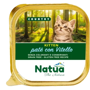 Natua Cat Country Kitten Paté con Vitello - 100 gr