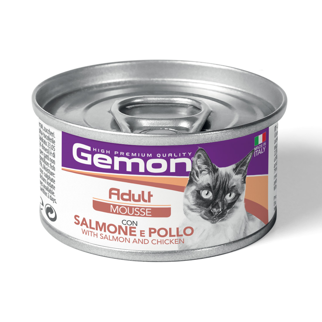 Gemon - Adult Mousse con Salmone e Pollo - 85 gr