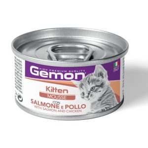 Gemon -  Kitten Mousse con Salmone e Pollo - 85 gr