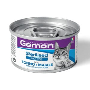 Gemon -  Sterilised Mousse con Tonno e Maiale - 85 gr