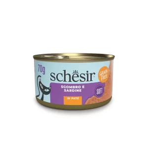 Schesir SOFT Adult  Sgombro e Sardine in Paté - 70g